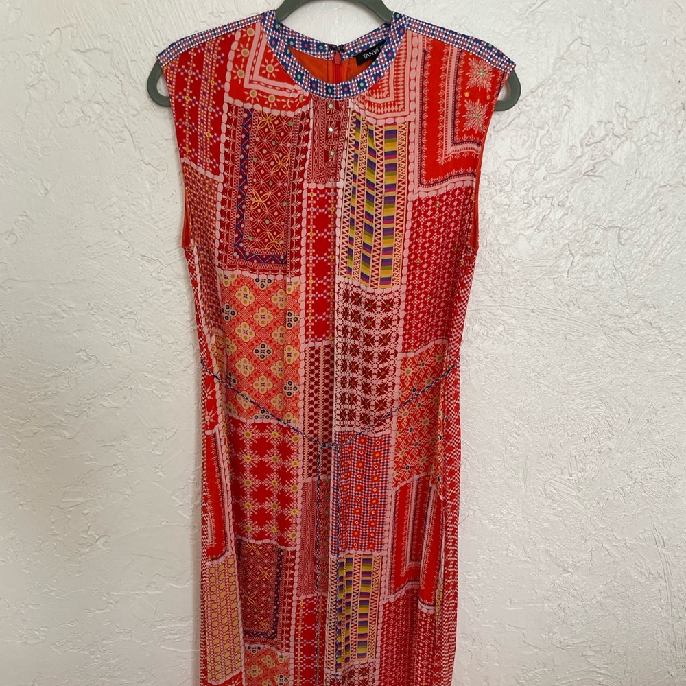 Anthropologie Tanvi Kedia Patchwork Sol Dress M